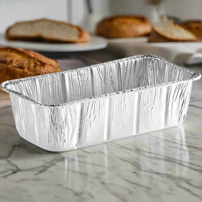 Moule à pain en aluminium de 2 lb - 8 3/4" x 4 1/2" x 2,5"