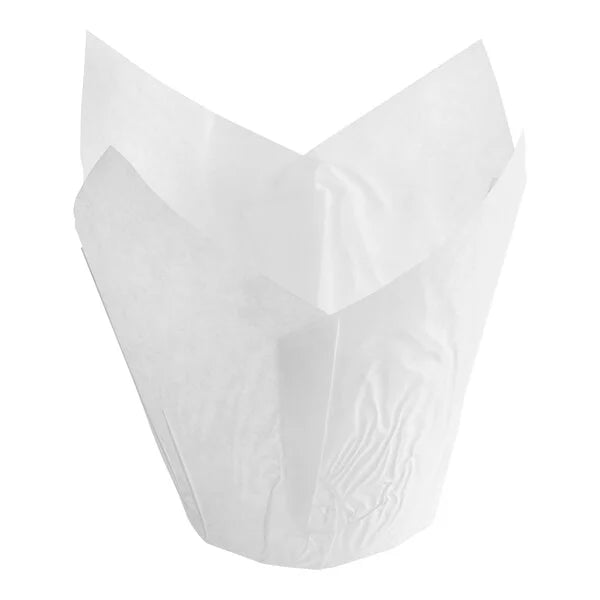 Large Tulip Baking Cups - 100 Count, 3 Colors Available