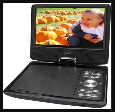 Supersonic 9" Portable DVD Player with Swivel Display