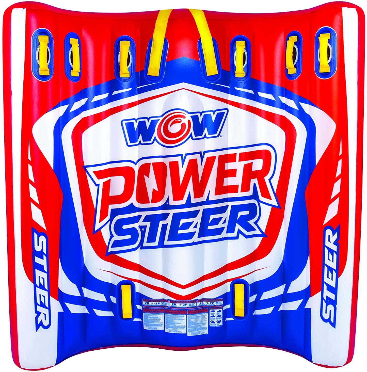 WOW Watersports Power Steer 3 Person 3P Steerable Deck Tube - Korvel