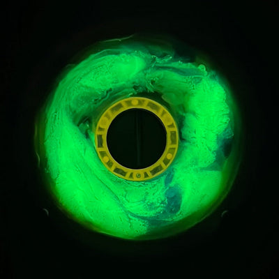 Custom Glow Resin Mini with Wooden Rim