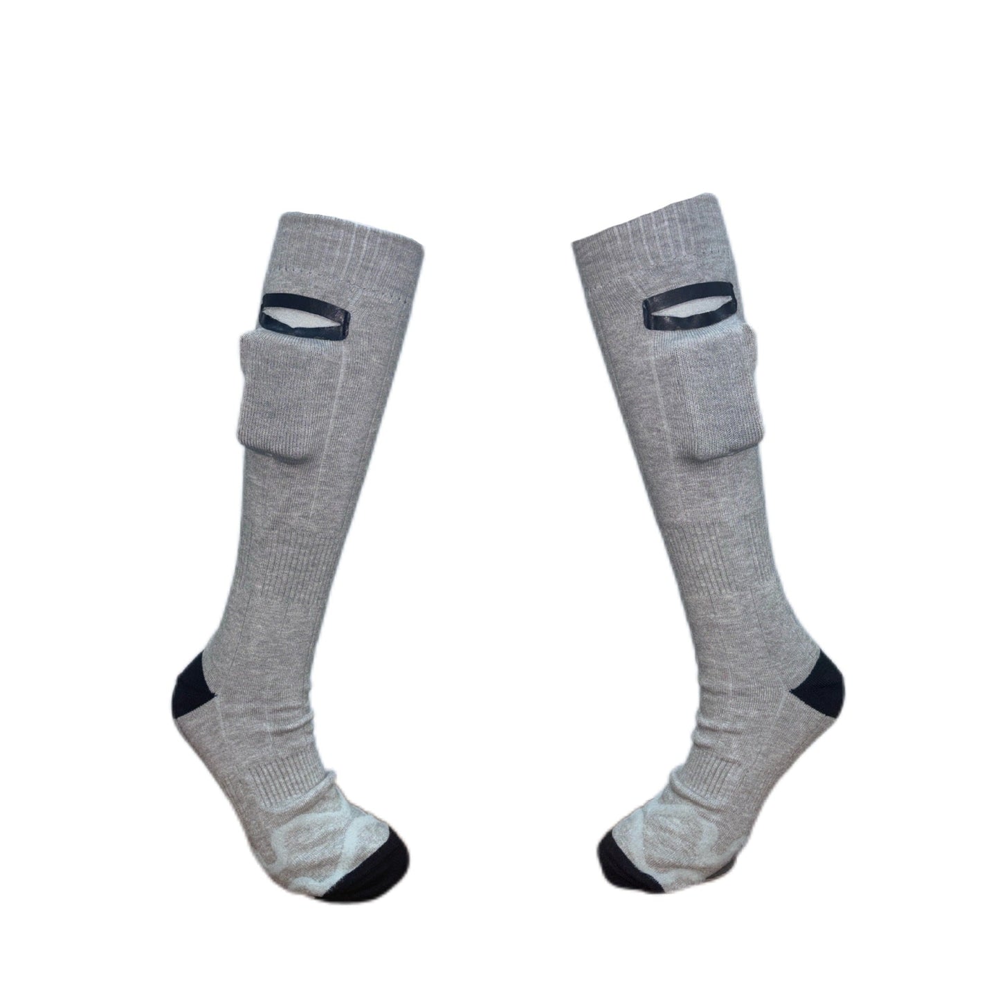 Hot socks for winter warmth, electric socks with USB charging, long tube, cold resistant socks for men and women, warm feet for winter heating - Korvel