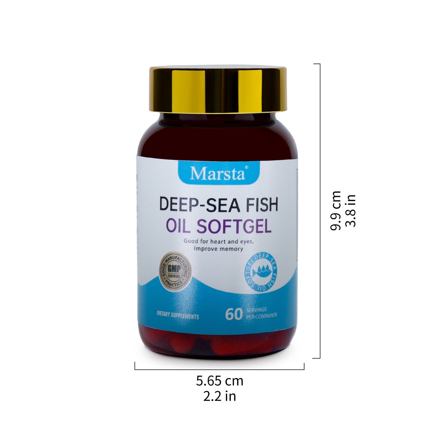 Deep sea fish oil soft capsules with high concentration concentration - Korvel