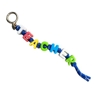 Teacher Bag Charm - Stylish Keychain Accessory