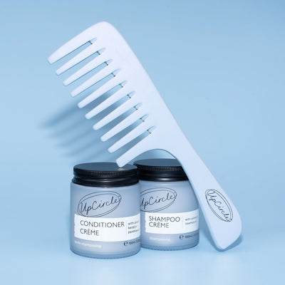 The Haircare Duo + Bamboo Wide Tooth Comb - Korvel