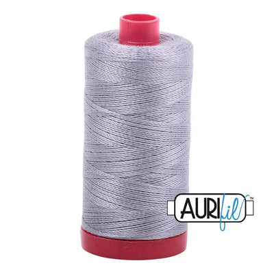Bobine large de coton Aurifil 12 WT 2605 Gris