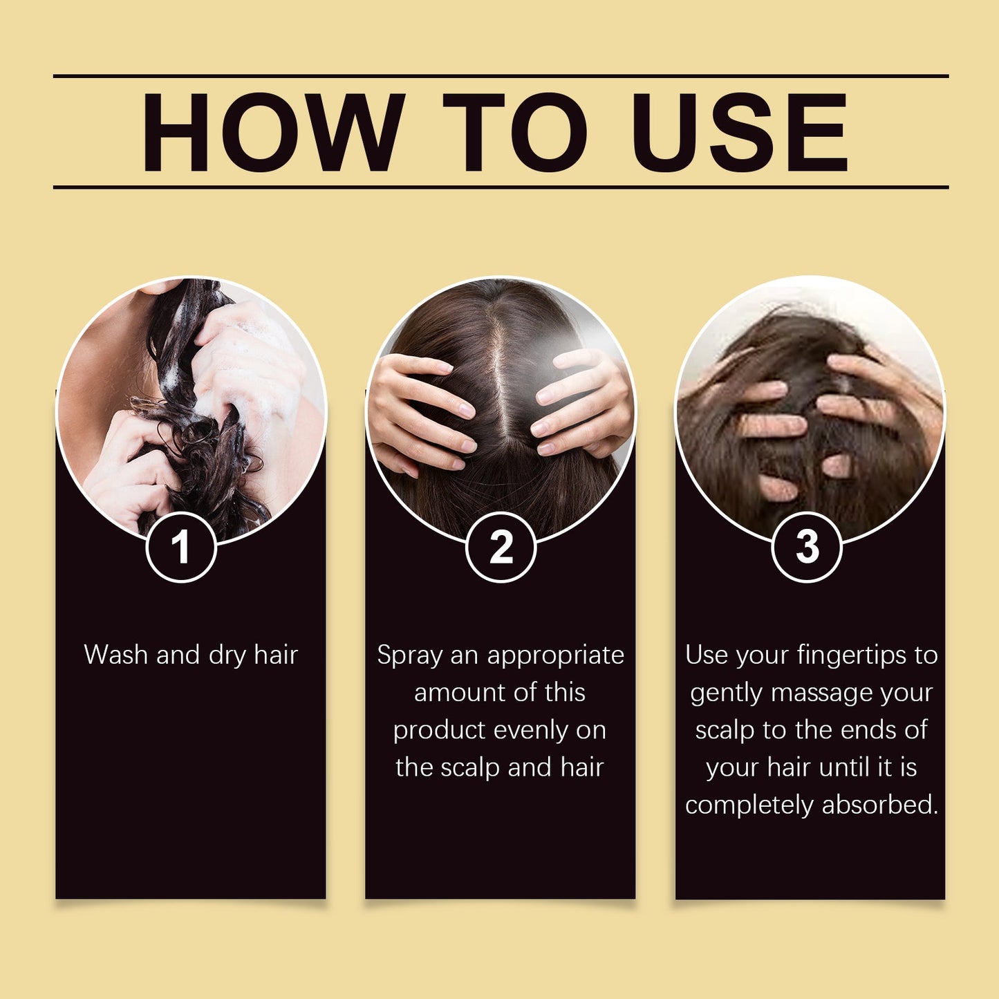 Spray Nutritivo para el Cuero Cabelludo y el Cuidado del Cabello