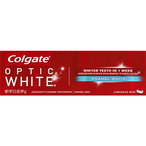 Dentifrice Colgate Optic White Enamel White - Menthe Lumineuse