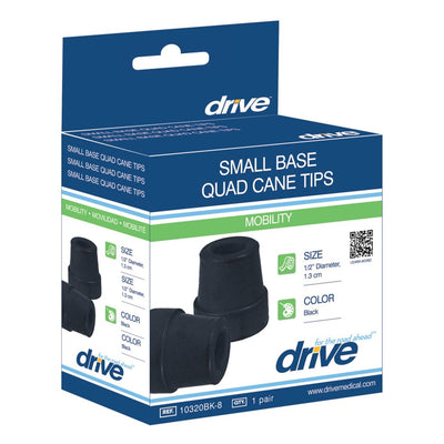 Drive Medical Small Base Quad Cane Tip - Enhanced Stability
