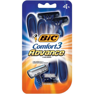 Rasoirs jetables BiC Comfort 3 Advance - Pack de 24