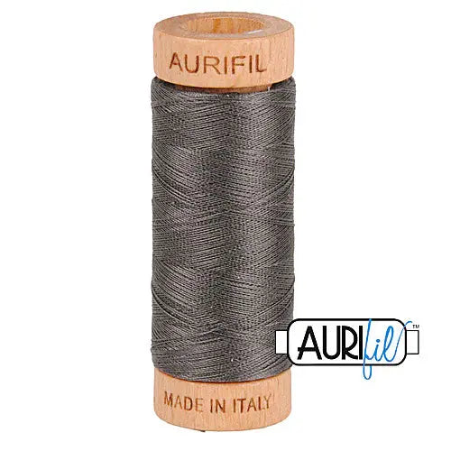 Aurifil Cotton 80wt Spool - Dark Pewter 2630