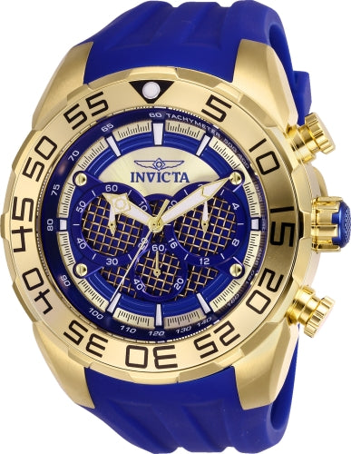 Reloj Invicta para Hombre Speedway - Esfera Azul y Correa de Silicona