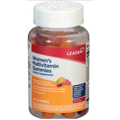 Gommes multivitaminées quotidiennes Leader® pour femmes - 80 unités