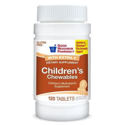 Silver Rod Pharmacy GNP Children's Chewable Multivitamins with Extra Vitamin C