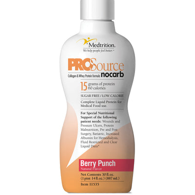 Medtrition ProSource NoCarb Protein Drink with Collagen, 30 Oz