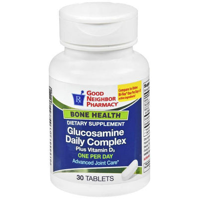 Complejo Diario de Glucosamina GNP de Silver Rod Pharmacy Plus Vitamina D 1000mg