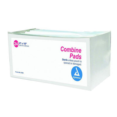 Dynarex Sterile Abdominal Pads – 8" x 10" (24 Count)