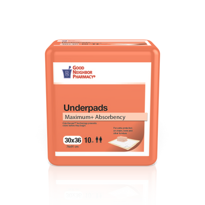 Good Neighbor Pharmacy Maximum Absorbency Underpads 30x36in - 10ct