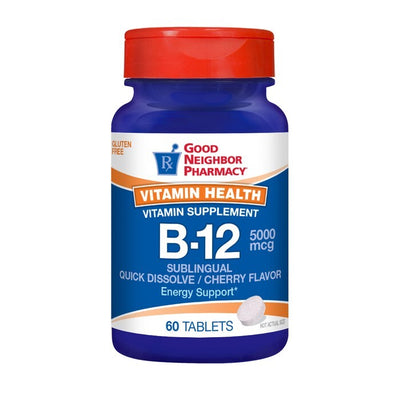 Good Neighbor Pharmacy B12 5000mcg Quick Dissolve Tablets - 60ct