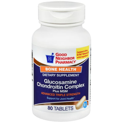 21st Century GNP Glucosamine Chondroitin Advanced 3X - 80 Tabs