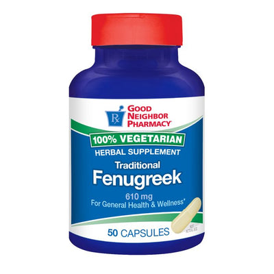 Good Neighbor Pharmacy Fenugreek 610mg Capsules - 50 Count