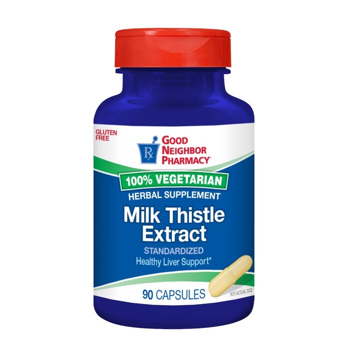Premium Milk Thistle Extract Vegi Capsules - 90 Count