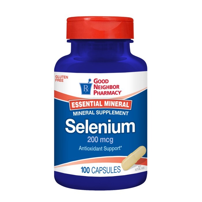 Good Neighbor Pharmacy Selenium 200mcg Capsules - 100 Count