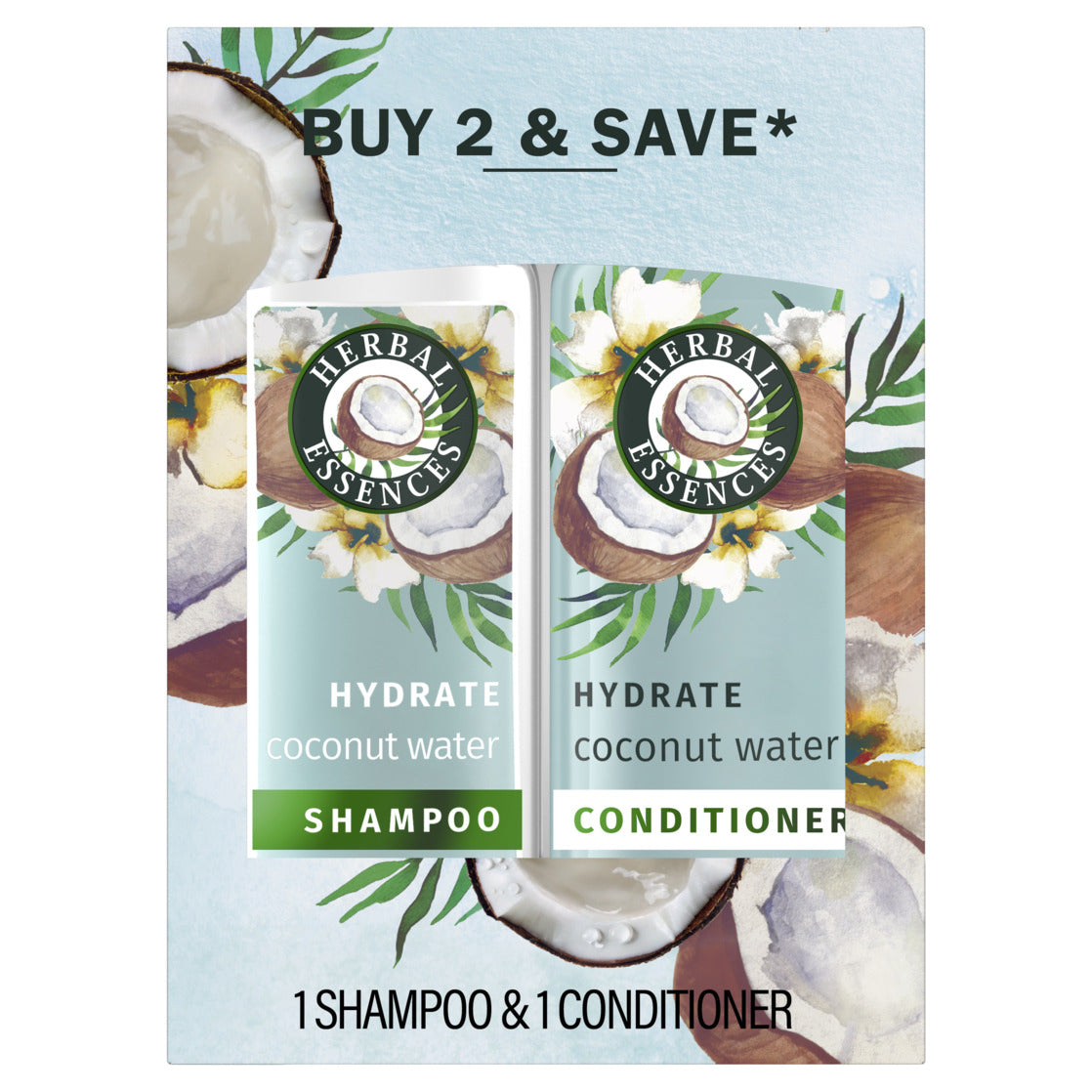 Conjunto de Champú y Acondicionador Herbal Essences Classic Hydrate