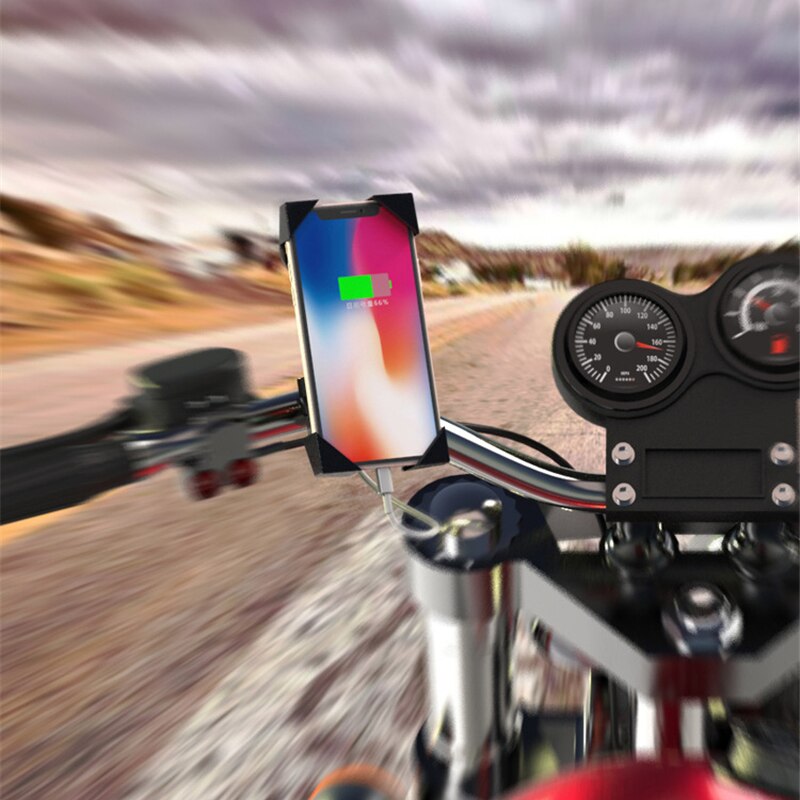 Motorcycle Handlebar Phone Mount for 4-6.5 inch Devices