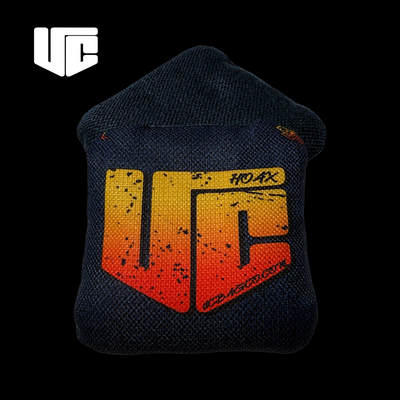 2026 HOAX CM Blue & Orange Gradient Cornhole Bags - Korvel