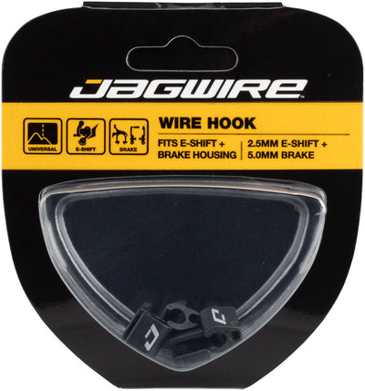 Gancho de Cable Jagwire para Cables de Cambio Electrónico y Carcasa de Freno - Paquete de 4