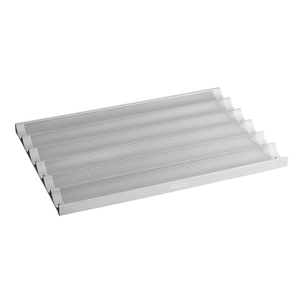Moule à baguette en aluminium émaillé de qualité supérieure - Options de 4, 5 ou 6 pains