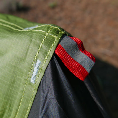 Silicon Coated Double Tip Poleless Tent - Rainproof Design