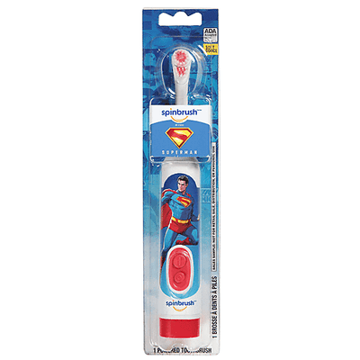 Spinbrush Powered Toothbrush - Soft - Superman Design