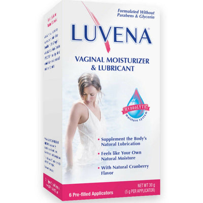 Luvena Prebiotic Vaginal Moisturizer & Lubricant - 6 Pre-Filled Applicators