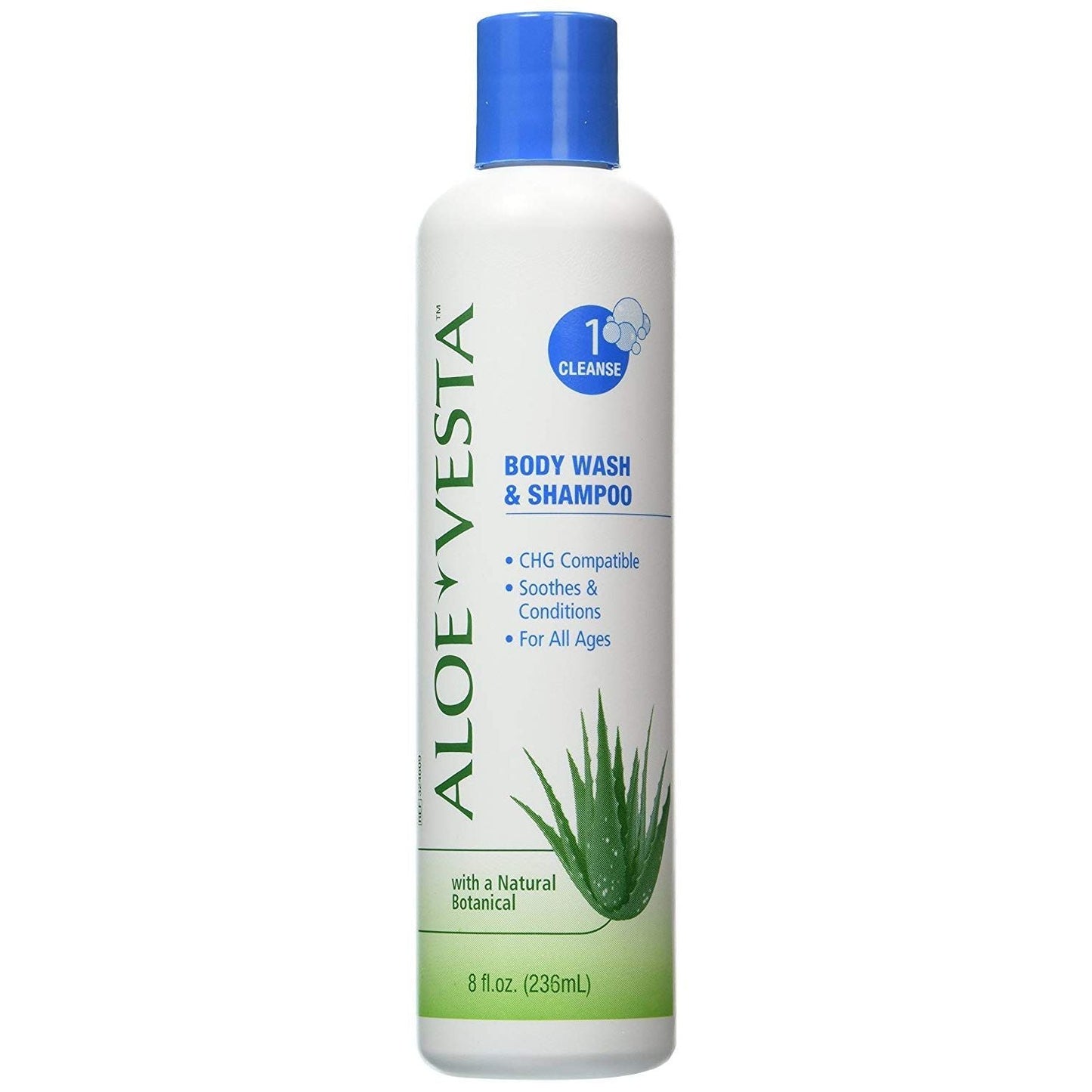 Aloe Vesta ConvaTec 2-en-1 Gel Douche et Shampooing - 8 Oz