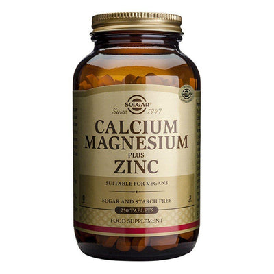Solgar Calcium Magnesium Plus Zinc - 250 Tablettes
