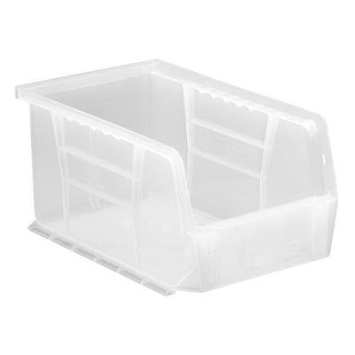Quantum Storage Systems Ultra Stack And Hang Bin - Clear, 6 x 9-1/4 x 5