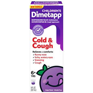 Dimetapp Jarabe para Niños para el Resfriado y la Tos, 8 Oz