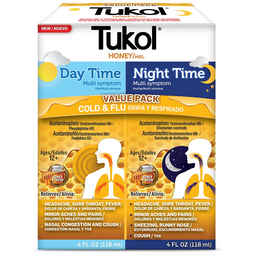 Tukol® Cold & Flu Value Pack – Day & Night Relief