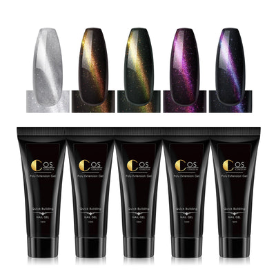 Painless Fast Crystal Extension Glue Cat Eye Manicure Phototherapy Glue Beginner Manicure Holder Nail Extension Glue - Korvel