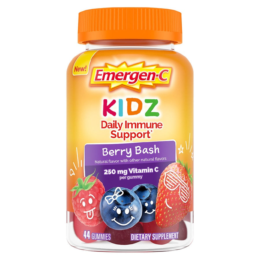 Emergen-C Kidz Immune Support Gummies Berry Bash - 44 Count