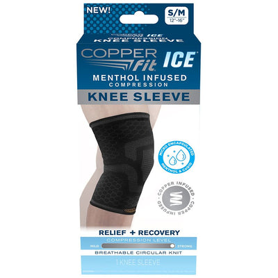 Manga de rodilla Copper Fit ICE con acción refrescante - S/M