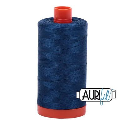 Medium Delft Blue Aurifil Cotton 50wt Large Spool