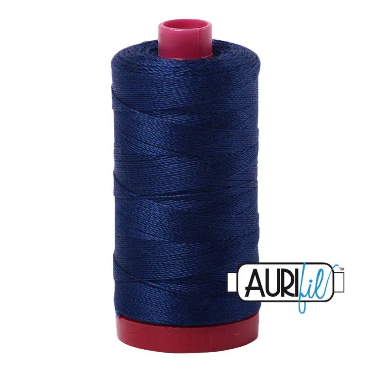 Bobine large Aurifil Cotton 12 WT 2784 Marine foncé