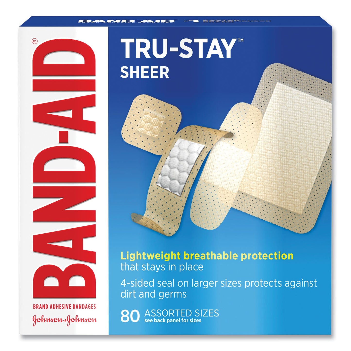 Band-Aid Brand Sheer Strips Bandages Adhesifs - Tailles Assorties