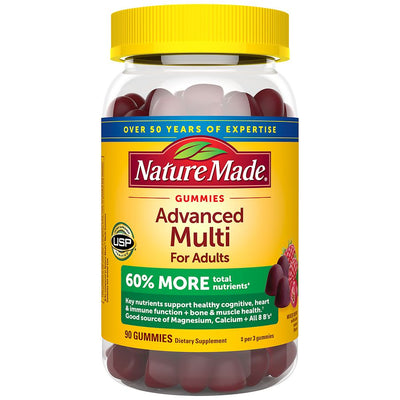 Nature Made Advanced Multi For Adults Gummies - Mixed Berry Flavor