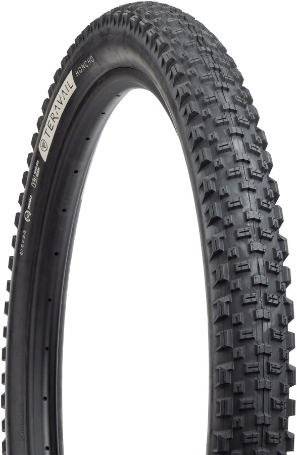 Teravail Honcho Tire - 27.5 x 2.6 Tubeless Folding Black