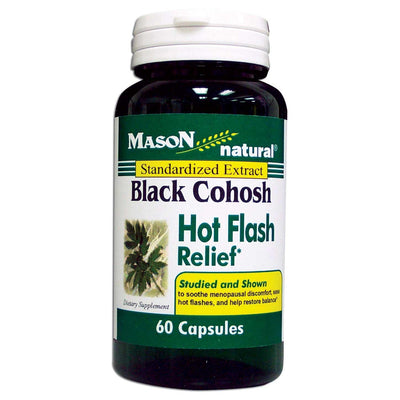 Mason Natural Black Cohosh Standardized Extract Capsules - 60 Count