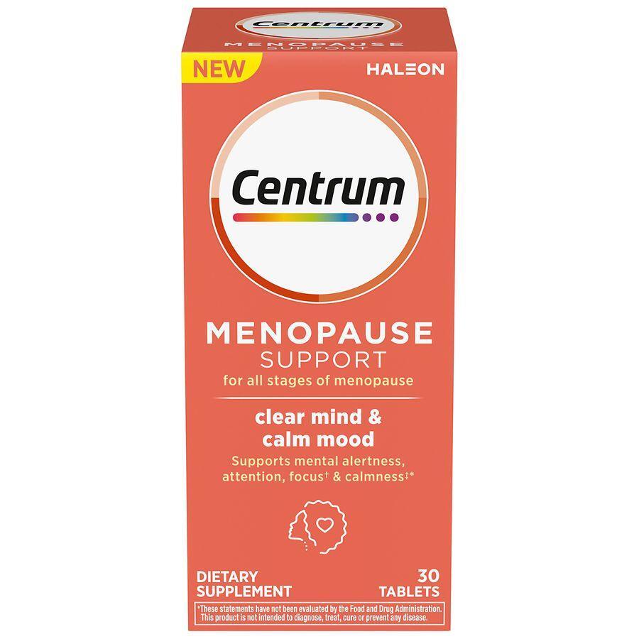 Centrum Menopause Support Mente Clara y Ánimo Tranquilo, 30 Tabletas